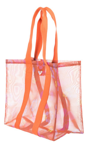 Bolsa Roxy Mujer Dama Playa Casual Surf Kind Kate Tote Color Naranja