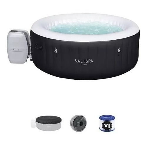Jacuzzi Inlflable Miami 4 Personas Color Negro