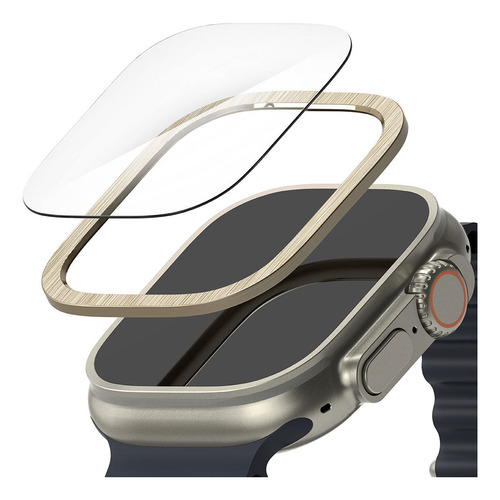 Case + Mica Ringke Bezel Para Apple Watch Ultra 1 Y 2 (49mm)