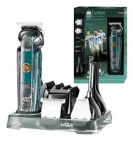 Maquina Corta Pelo Vgr V-102 Grooming Kit 6 en 1 Argentina Afa Color Negro