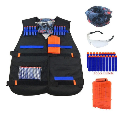 2018christmas Regalos Niños Chaleco Kit De Juguetes De Nerf 