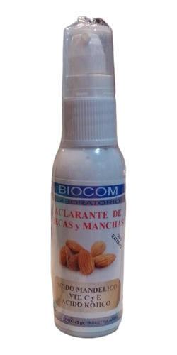 Aclarante De Pecas Y Manchas Ácido Mandelico X 40gr Biocom