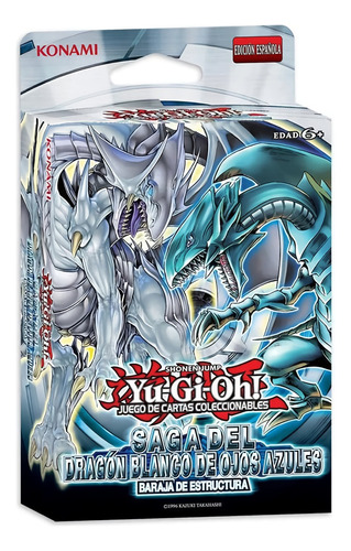 Baraja Saga Del Dragón Blanco De Ojos Azules Yu-gi-oh! Tcg