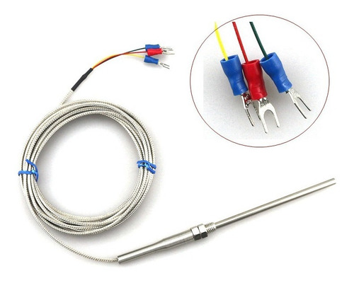 Transmisor De Temperatura Rtd, Pt100 + Pt100 Cable Blindado