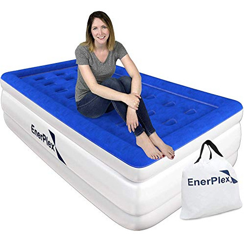 Colchón Inflable Enerplex 83231 Azul Gemelo