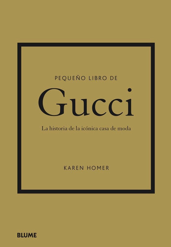 Libro Pequeã¿o Libro De Gucci - Homer, Karen