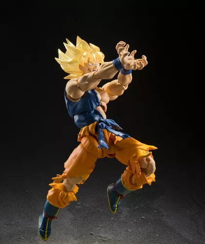 Boneco Goku Super Sayajin Sh Figuarts Exclusivo Dragon Ball