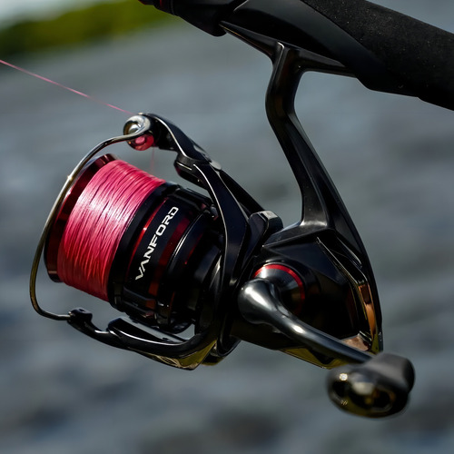 Reel Frontal Shimano Vanford 500 7 Rulemanes Color Negro Lado De La Manija Derecho/izquierdo