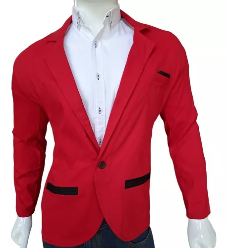 cascada Incompatible Manifiesto Blazer Rojo Hombre Saco | MercadoLibre 📦