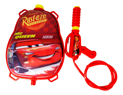 Pistola Mochila De Agua Rayo Mcqueen Cars Art 8749 - E.full