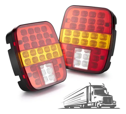 Par Lanterna Lateral Traseira Led Caminhao Ford Cargo Worker