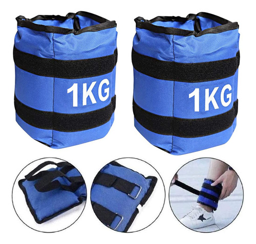 Pesas De Tobillo Ajustables Para Fitness, 2 Pack Totalmente