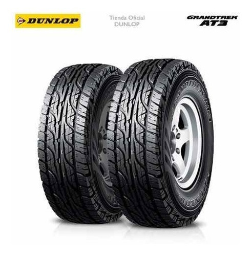 Kit X2 235/75 R15 Dunlop Grandtrek At3 + Tienda Oficial