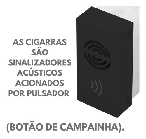 Módulo Cigarra Bivolt - Habitat Black - Fame