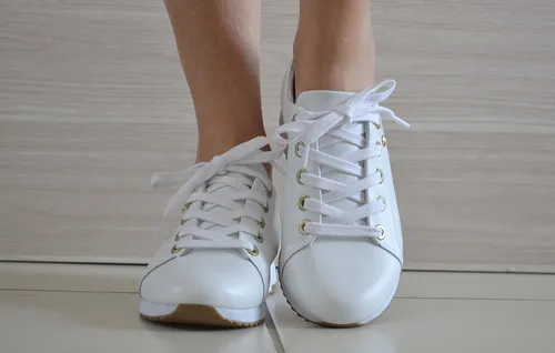 T nis Casual Feminino Couro Conforto Original Usaflex V9109