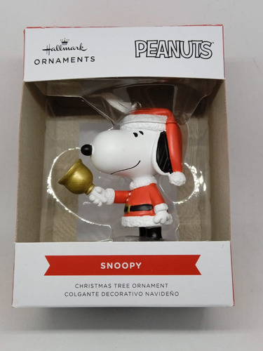 Esferas Decorativas Hallmark Snoopy Peanuts -snoopy Santa-