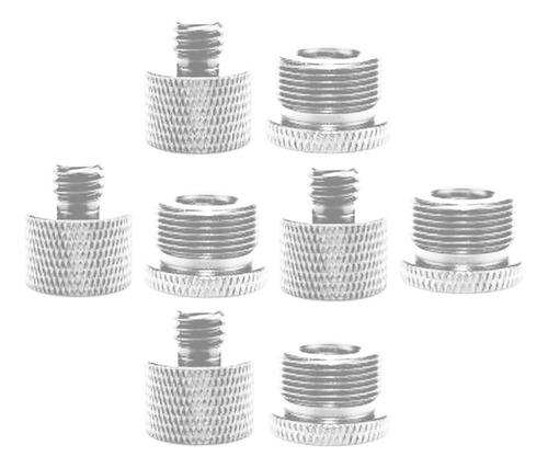 Juego De Adaptadores De Rosca De Micrófono 8x Adaptador De