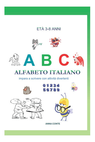 Livro: Alfabeto Italiano Com Imagens, Exercícios Para Aprender