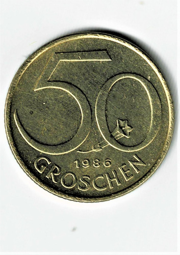 Moneda  De  Austria  50  Groschen  1986