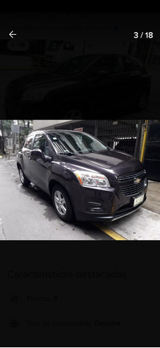 Chevrolet Trax 2015 Versión Lt, T/a Paquete De Seguridad