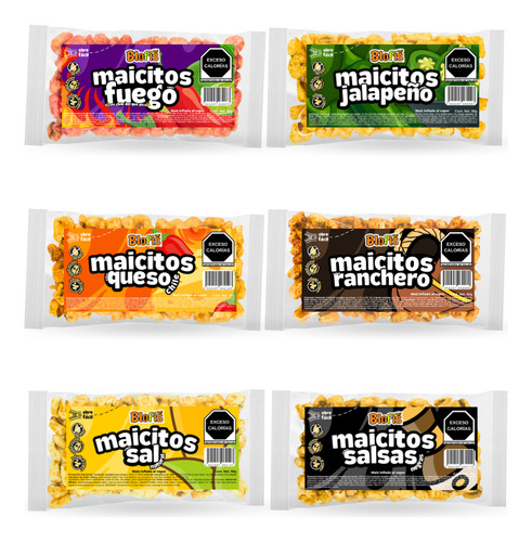 Maicitos Inflados Al Vapor Blofis 150 Pz Botana En Mayoreo