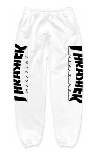 Jogging Thrasher Blanco Skatemag 100% Original Envío Gratis!