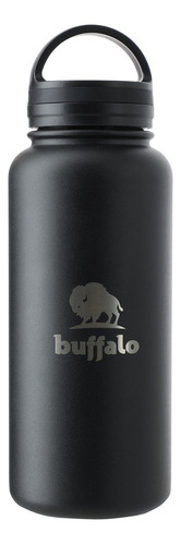 Botella Glaciar Buffalo Color Negro