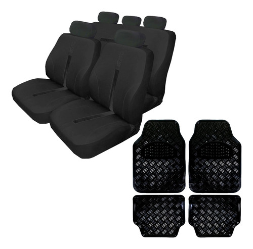 Kit Funda Cubre Asiento Alfombra Chevr Corsa Prisma Agile