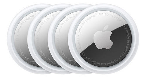 Apple Airtag Air Tag Localizador Llaves Bolso Mascota - 4 Pz