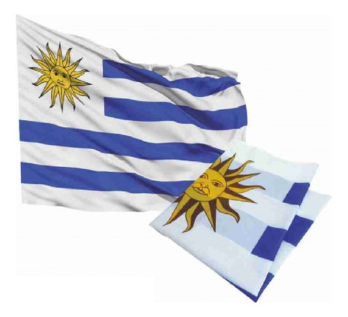 Bandera Uruguay 1.5m X 0.90m
