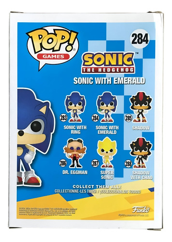 Funko Pop Games: Sonic The Hedgehog Sonic With Emerald