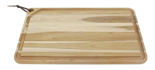 Tabla De Madera Teca Rectangular 60x36x2.2cm Tramontina