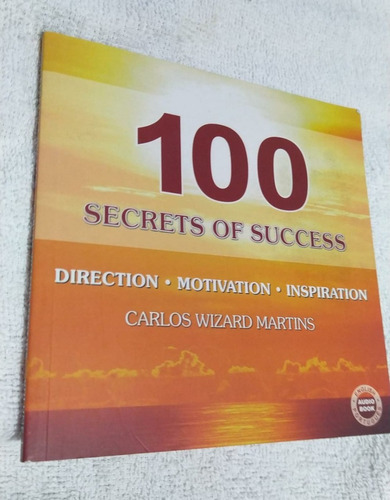 Livro 100 Secrets Of Success Carlos Wizard Martins C/cd