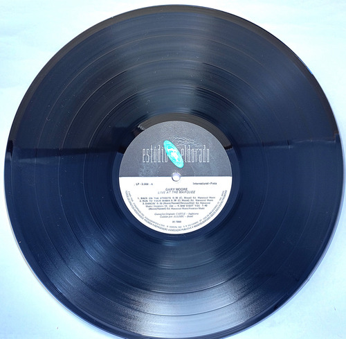 Lp Gary Moore - Live At The Marquee - 1989 Excelente (Usado)