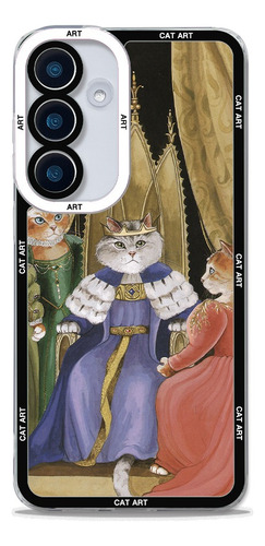 Funda De Teléfono Famous Paintings And Cat Art Para Samsung Galaxy S25 Ultra S24 Plus S22 S23 Fe S21 A55 A54 5g A15