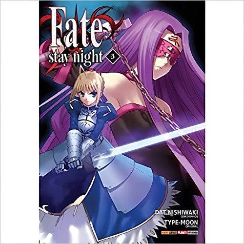 Fate Stay Night Vol 003, De Date Nishiwaki. Editora Panini, Capa Mole Em Português