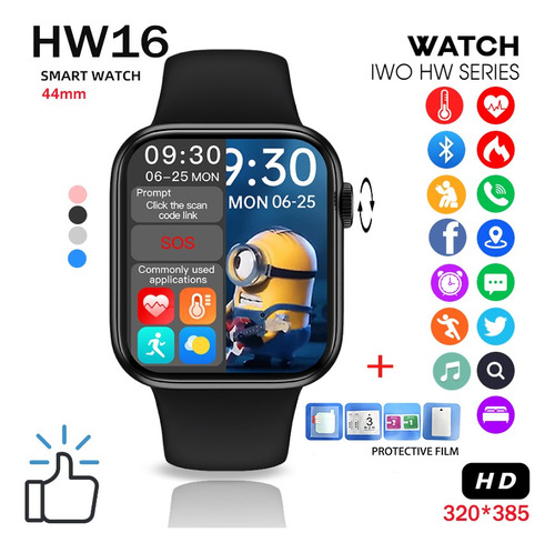 Reloj Inteligente Original Para Hombres Y Mujeres Iwo Hw16