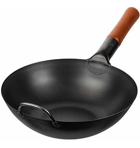 Yosukata Carbon Steel Wok Pan  11.8  Woks And Stir 3vtzr