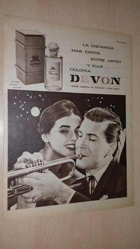 P39 Clipping Antigua Publicidad Colonia Devon Año 1962