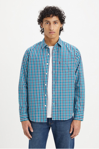 Camisa Hombre Ls Classic One Pocket Check