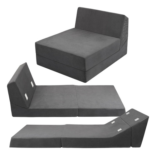 Panghuhu88 Sofá Cama Plegable De Espuma 3 En 1 Sofá Cama