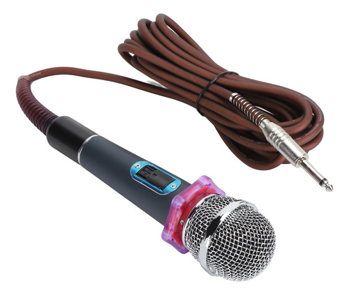 Micrófono De Mano Para Cantar Con Cable Clear Sound, Aleació