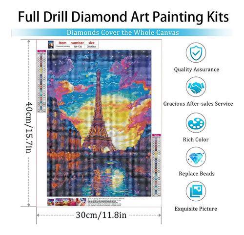 T 5d Pintura Diamante Para Decoración Kit Diamond Painting