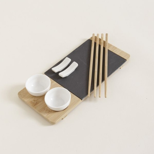 Imagen 2 de 4 de Set De Sushi X 2 Bamboo 30x14x4 Cm
