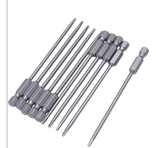 10 Brocas De Llave Allen De Cabeza Hexagonal, Broca Hexagona
