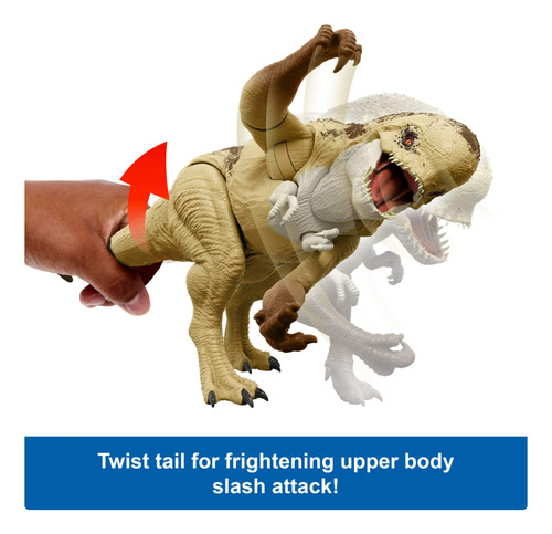 Jurassic World Rebirth Distortus Rex Rumble N Rampage Único