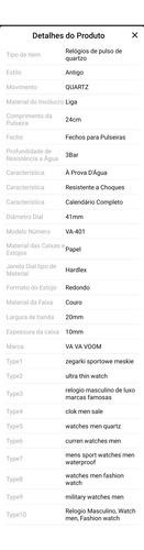 Relógio Estilo Antigo Pulseira De Couro Pfv Ler Todo Anuncio