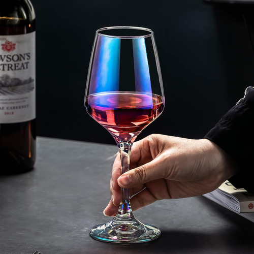 Copas De Vino Tinto Copas De Vino Iridiscentes Copas De Vino