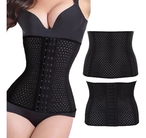 Faja Reductora Modeladora Cintura Corset Unisex 6 Hilera