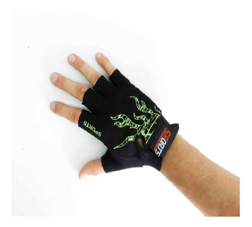 Imagen 5 de 5 de Guantes Dedo Corto Moto Ciclismo Gym Bice Bike Knthglaood